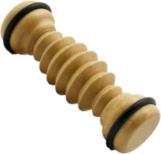 Ancient Wisdom Ξύλινο Roller Μασάζ για τα Πόδια Καφέ