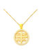 Necklace Constantine Amulet from Gold Plated Silver