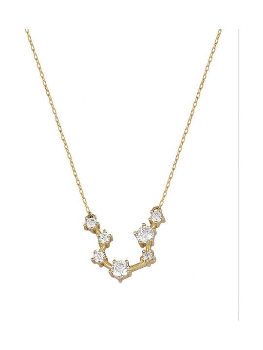 Necklace Zodiac Sign from Gold 14K