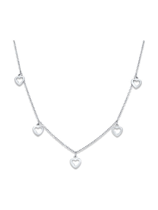 Goldjewels Κολιέ με σχέδιο Καρδιά από Επιχρυσωμ...