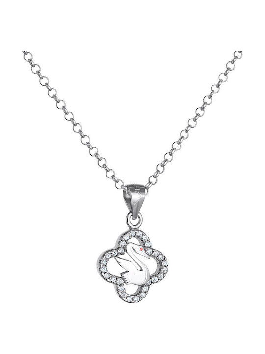 Ioannis Kosmima Charm Schwan aus Silber