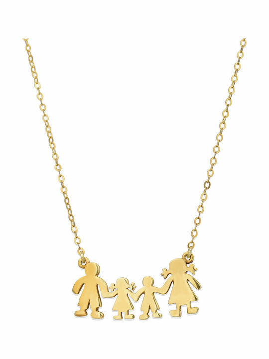 Goldjewels Charm Familie aus Vergoldet Silber