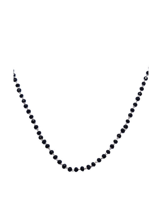 Fhs Jewlery Колиета Розариум от Златна Стомана