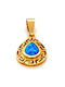 Drandakis Gold Tear Charm from 14K Gold