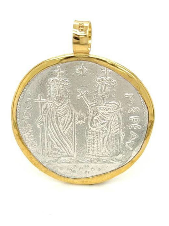 Drandakis Charm Talisman Konstantin aus 14K Gold