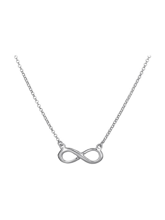 Necklace Infinity from Silver