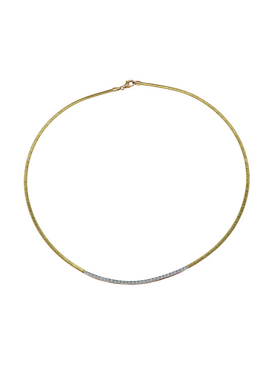 Necklace from Gold 14K with Diamond