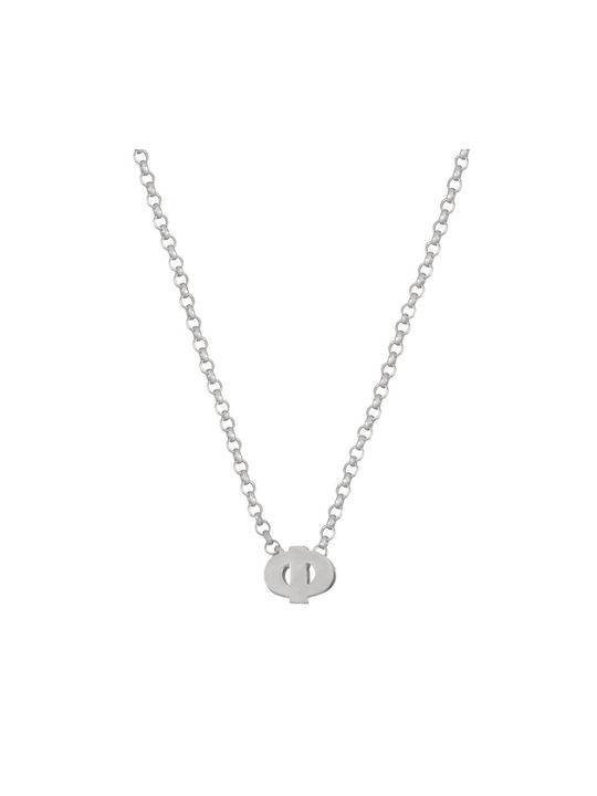 Necklace Monogram from Silver