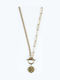 Cuoro Eye from Gold Plated Steel