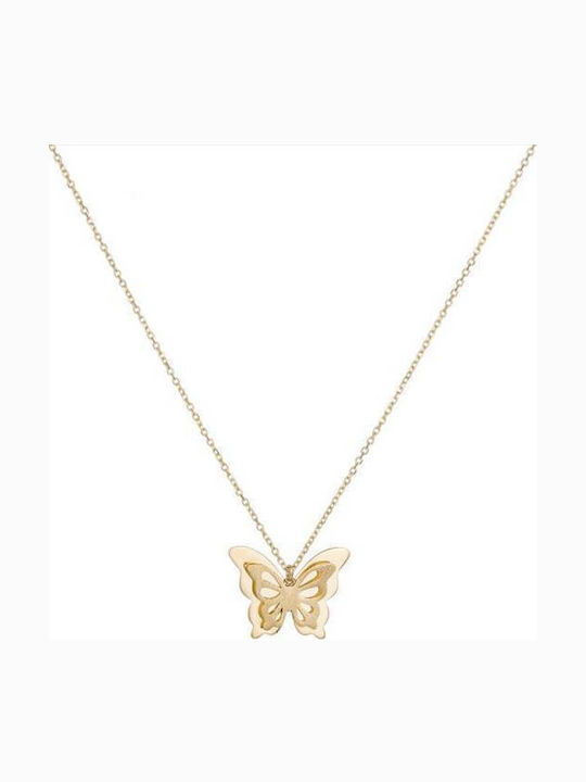 Double Necklace Made of 9 K Gold