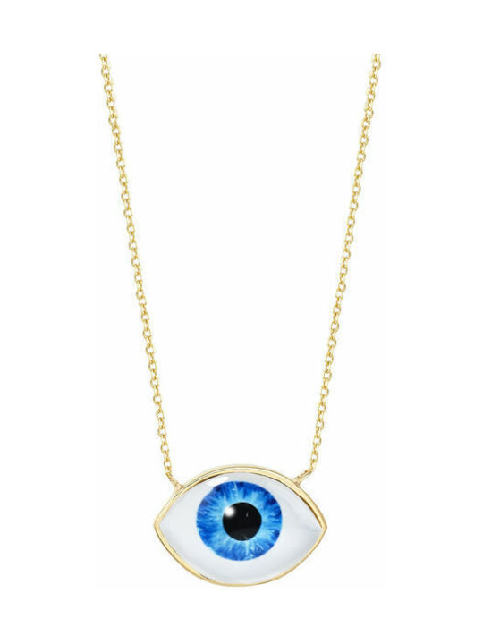 Necklace Eye from Gold 14K