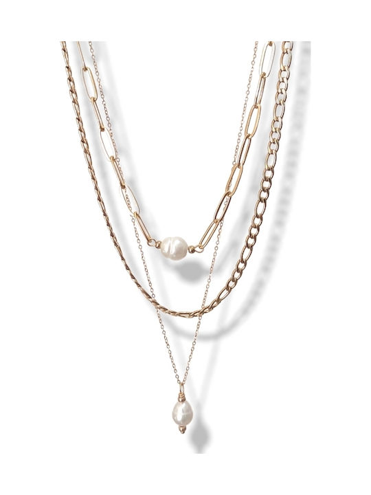 The Art of Beading Charm aus Vergoldet Stahl mit Perlen