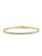 Bracelet Riviera made of Gold 18K with Zircon