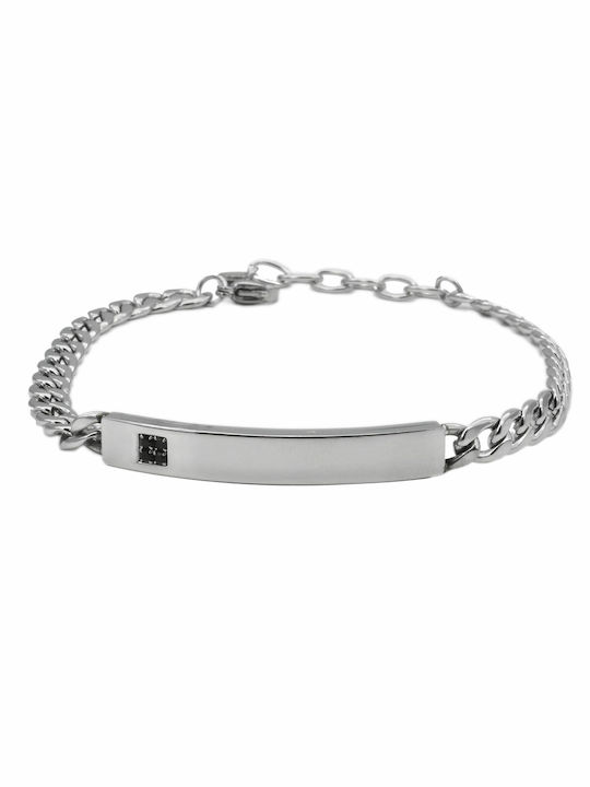 Damen Armband Kette aus Stahl