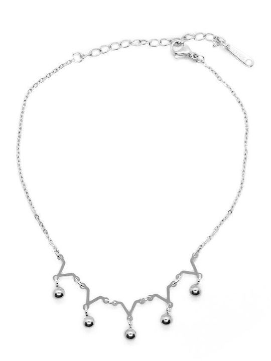 Piercing.gr Stainless Steel Foot Chain 21cm