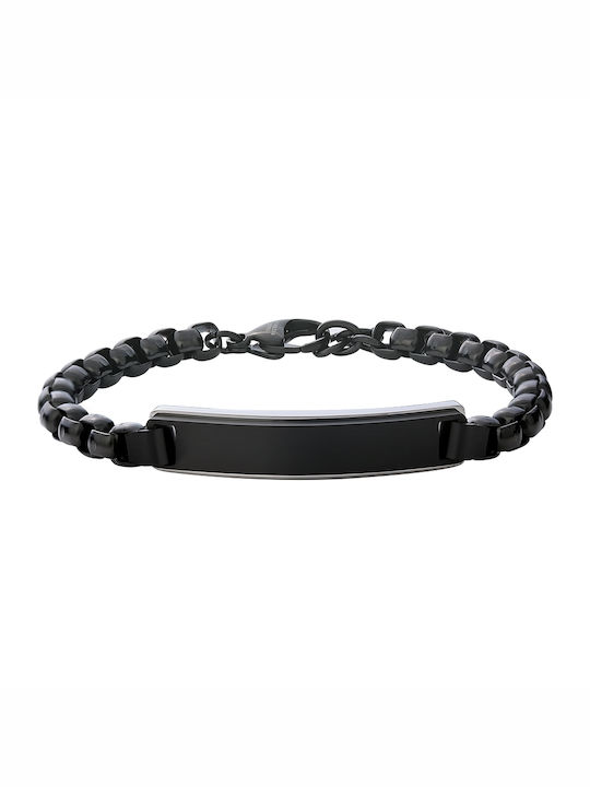 Herren Armband Id aus Stahl