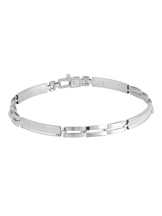 Herren Armband aus Weißgold 14K