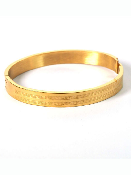 Bracelet Handcuffs made of Steel Gold Plated