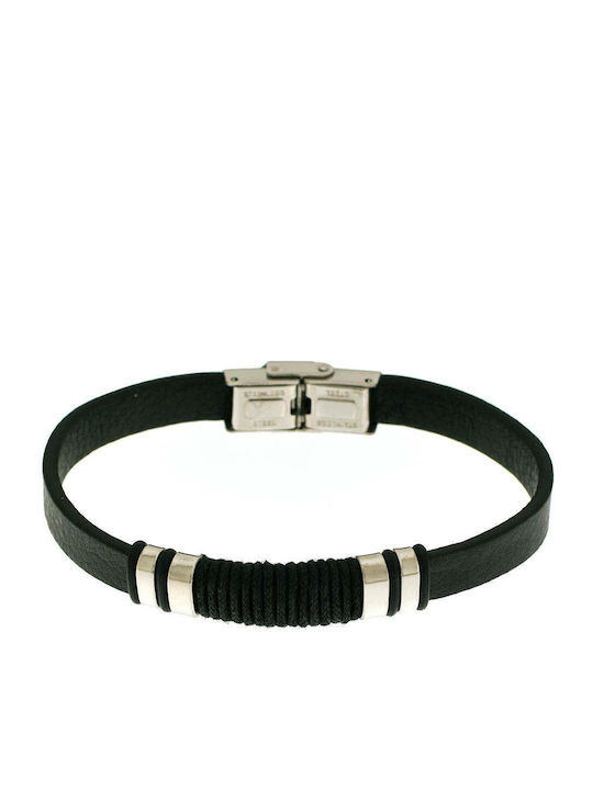 Q-Jewellery Herren Armband Handschellen aus Stahl