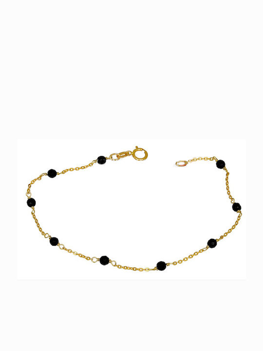 Damen Armband Kette aus Gold 9K