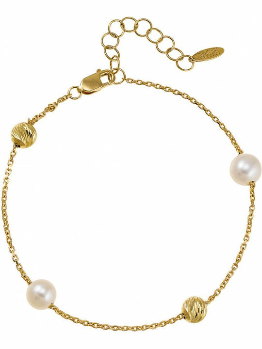 Kritsimis Bracelet made of Gold with Pearls