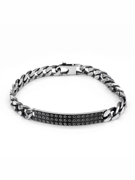 Damen Armband Handschellen aus Silber