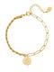 Georgiadis Accessories Bracelet Chain made of Steel Gold Plated