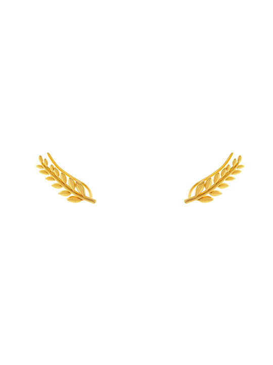 Earrings made of Silver Gold Plated