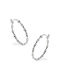 Earrings Hoops made of Silver