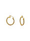 Earrings Hoops made of Steel Gold Plated