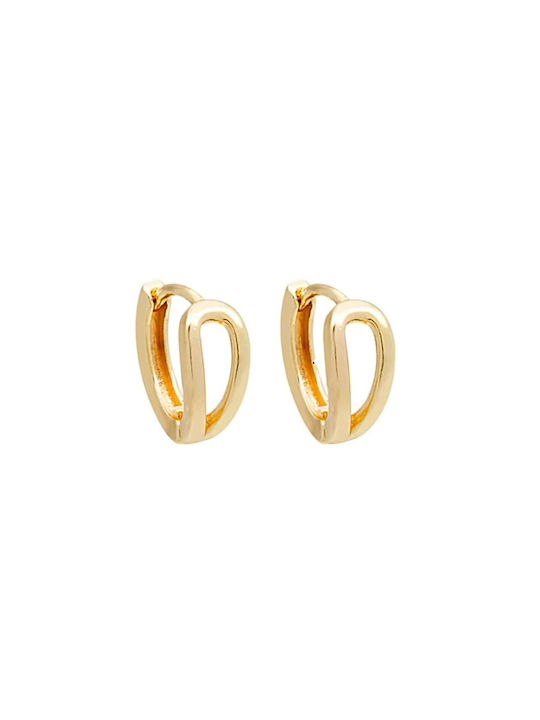 Earrings Hoops Gold Plated