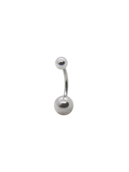 Navel Earring Bar made of Steel Gold Plated