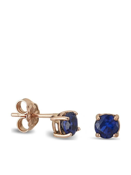 FenixJewelry Earrings made of Pink Gold with Stones