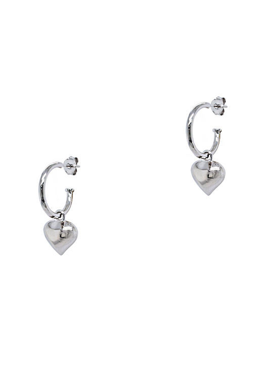 Earrings Hoops made of Silver