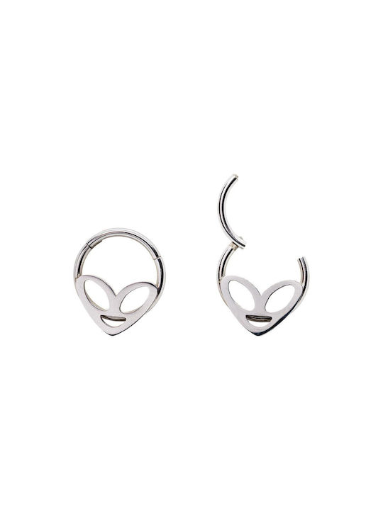 Earrings Hoops made of Steel Gold Plated