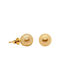 Earrings Pendants made of Steel Gold Plated with Stones & Pearls