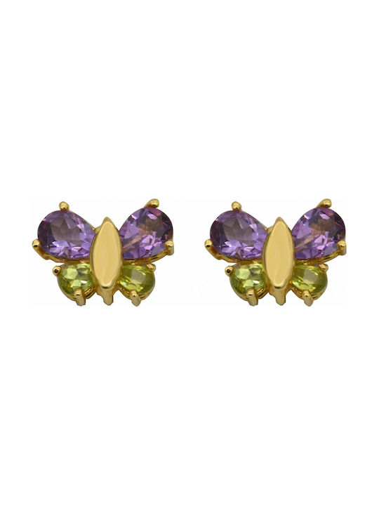 Earrings made of Gold 14K