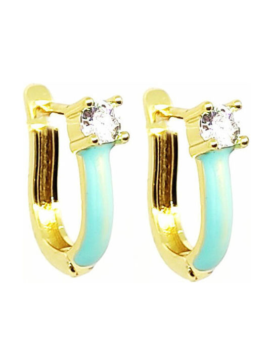 Earrings Hoops Gold Plated