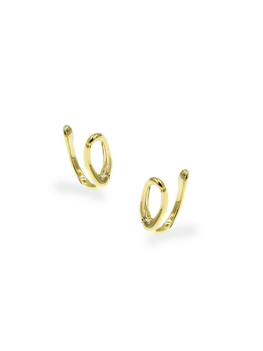 Earrings Hoops Gold Plated