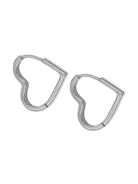 Earrings Hoops made of Silver