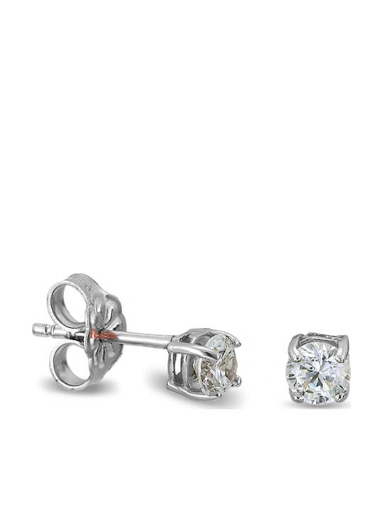 FenixJewelry Earrings made of White Gold with Stones
