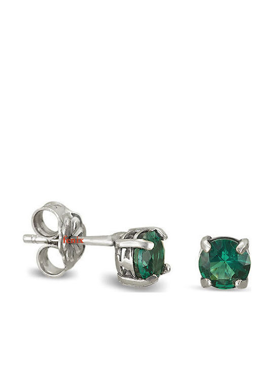 FenixJewelry Earrings made of White Gold with Stones