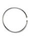 Piercing.gr Σκουλαρίκι Κρικάκι Μύτης από Ατσάλι 8mm Ασημί