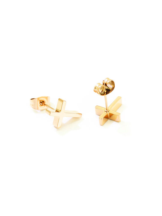 Bode Earrings made of Steel Gold Plated