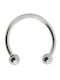 Piercing.gr Septum Piercing Earring Made of Titanium 10 x 10mm Silver