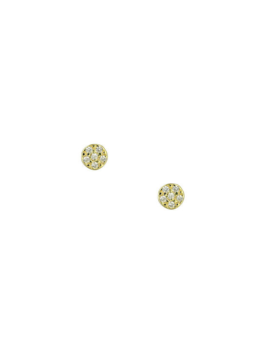 Earrings made of Gold 9K with Stones