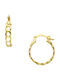 Earrings Hoops made of Gold 9K