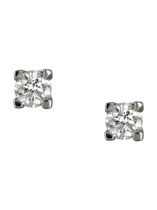 Ohrringe aus Platin mit Diamant