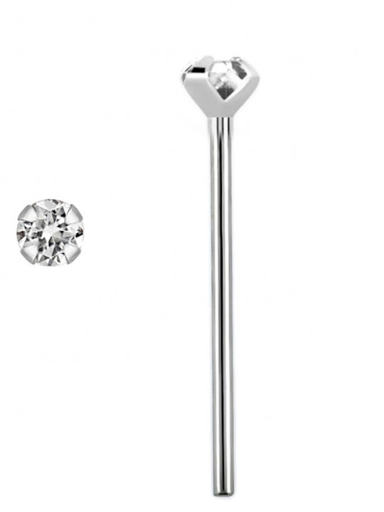 Nose Piercing Made of 14K Platinum