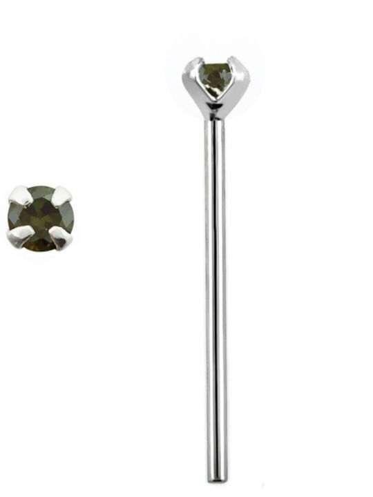 Nose Earring in 14K Platinum
